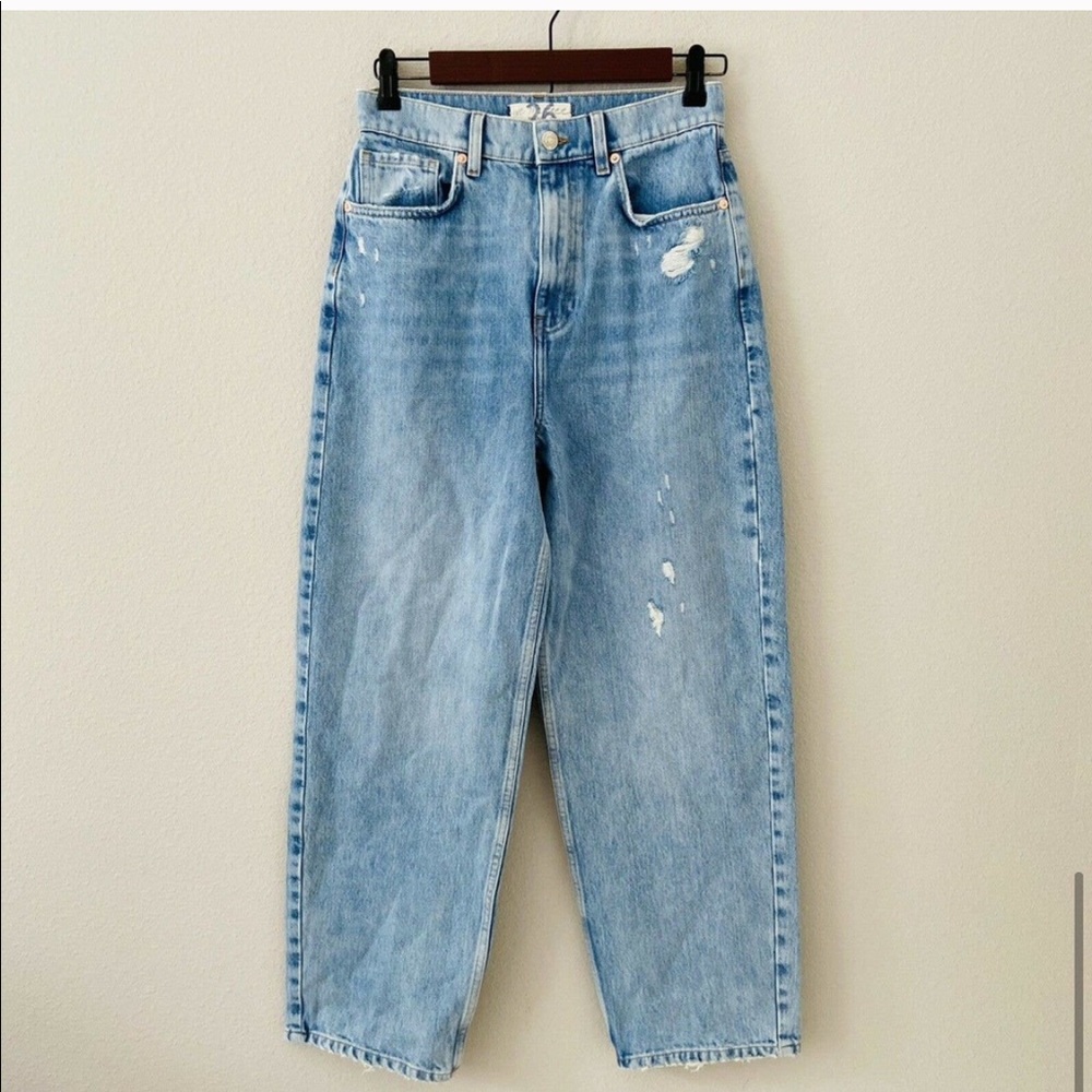 Rare Free People Mom/Dad Jean